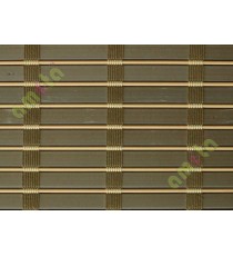Beige with brown stripes PVC blind